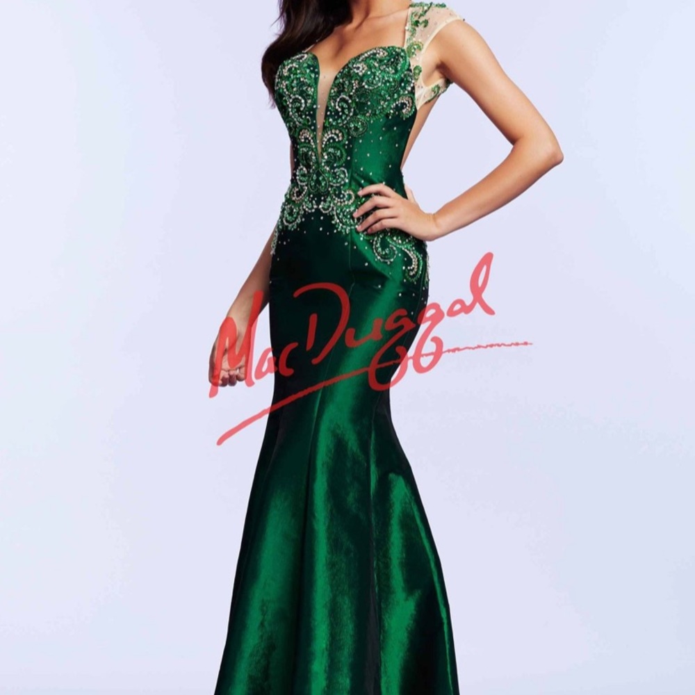 Mac Duggal Jeweled Sweetheart Gown